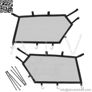 For Can-Am Maverick X3 R RR Window Nets Shade Shield Net Door Scratch Prevention