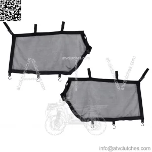Fit For Can Am Maverick X3 Max 2017 2018-2021 2Pcs Window Shade Shield Nets