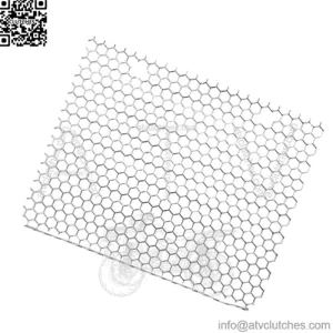 Klock Werks Oil Cooler Guard Cover Accent Chrome Mesh Harley Touring Bagger 17+ (For: Harley-Davidson)