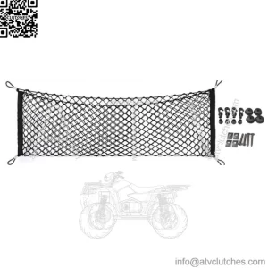 4Hook 110*40cm CARGO NET Car Accessory Trunk Parts Nylon Elastic Mesh Organizer (For: Ford F-150)