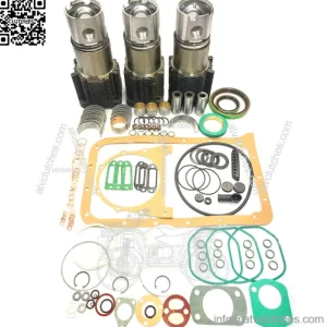 For Deutz F3L912 Rebuild Kit 3 Cylinder STD 04157756 02136952 04231722
