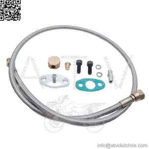 T3 T4 T3/T4 T04E T70 GT35 turbocharger oil inlet repair kit 1/8 NPT 4an