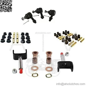 Golf Cart Front End Repair Kit for Club Car DS 1993-2008, King Pin Tie Rod End