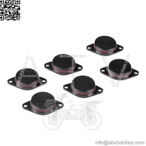 BMW Diesel Engine Eddy Swirl Flap Repair Kit 33MM 6PCS Without Leather Ring #Black
