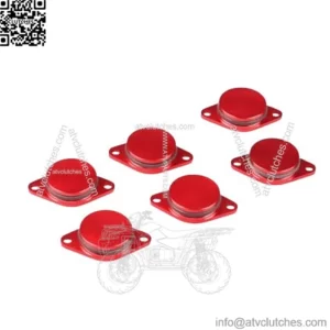 BMW Diesel Engine Eddy Swirl Flap Repair Kit 33MM 6PCS Without Leather Ring #Red
