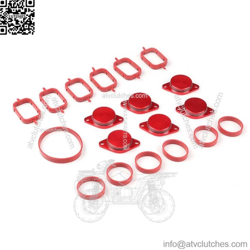 BMW Diesel Engine Eddy Swirl Flap Repair Kit 33MM 6PCS with Leather Ring #Blue