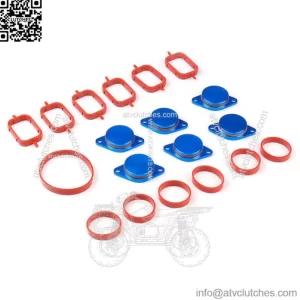BMW Diesel Engine Eddy Swirl Flap Repair Kit 33MM 6PCS with Leather Ring #Red