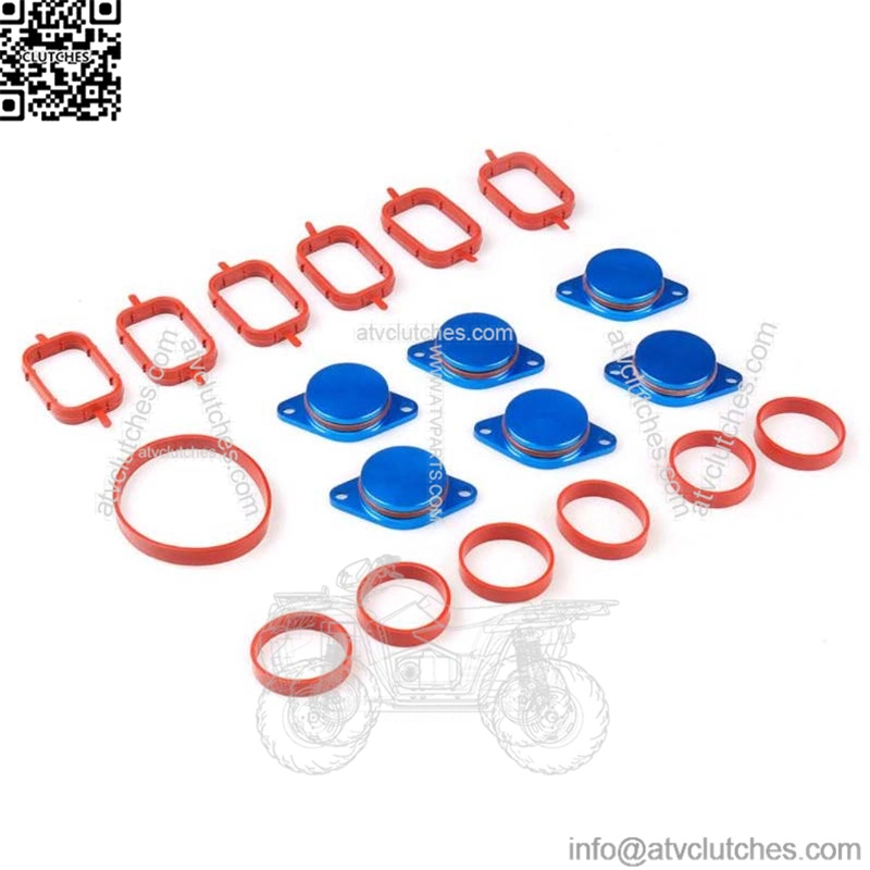 BMW Diesel Engine Eddy Swirl Flap Repair Kit 33MM 6PCS with Leather Ring #Red