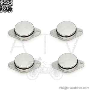 BMW Diesel Engine Eddy Swirl Flap Repair Kit 33MM 4PCS Without Leather Ring #Silver