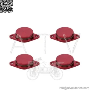 BMW Diesel Engine Eddy Swirl Flap Repair Kit 33MM 4PCS Without Leather Ring #Red