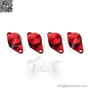 BMW Diesel Engine Vortex Swirl Flap Repair Kit 22MM 4PCS Without Leather Ring #Red