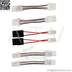 6X Rear Taillight Adapter Harness For 1990-1993 Nissan 240SX Kouki PNP S13 2.4L