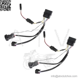 810003 Stock Projector Headlight Converter Wiring harness For 2013-2018 Ram 1500