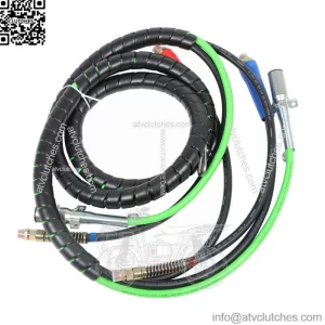 15FT 3-in-1 Wrap Set Air Line Hose Assemblies Fit for Semi Truck Tractor Trailer