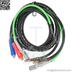 12FT 3-in-1 Wrap Set Air Line Hose Assemblies for Semi Truck Tractor Trailer