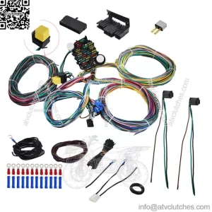 NEW 21Circuit Wiring Harness Universal X-long wires For Chevy Ford Hotrods