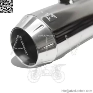 Bassani 4" Polished Billet Replacement End Cap Muffler Tip Harley Touring 99-16 (For: Harley-Davidson)