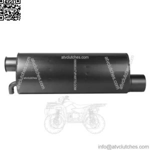 AR89594 Muffler w/ Vertical/Oval Body Fits John Deere Tractor 8440 8640