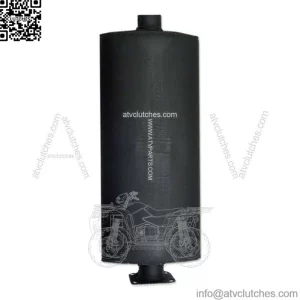 AR20449 Oval Muffler 22.75" Long 2.25" OD Fits John Deere Tractors 50 520 530