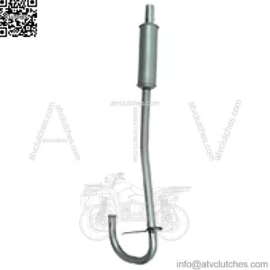 New Vertical one-piece muffler & pipe asm, Fits Ford 2N, 8N, 9N Tractor P/N M200