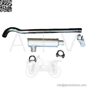 Exhaust Muffler & Pipe Kit Fits Oliver 2-44 550 Super 55