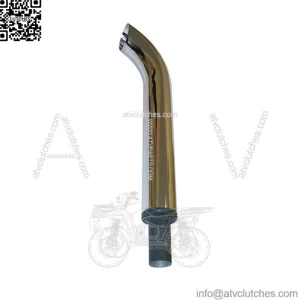 NEW CURVED CHROME EXHAUST STACK MUFFLER Fits IH Fits FARMALL Fits Cub