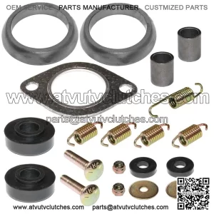 Polaris Scrambler 500 4X4 2005-2012 Exhaust Muffler Kit