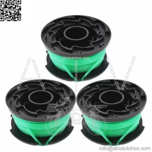 3 Pack Trimmer Spool Line For Black & Decker Replacement SF-080 Auto Feed