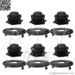 6 Spool + Cap For Stihl 25-2 FS 130 55 80 83 90 100 110 120 Trimmer Head Cover