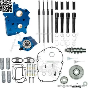 M8 Cam Plate Oil Pump Kit Package Black 475G Gear Harley Touring Softail 17+ (For: Harley-Davidson)