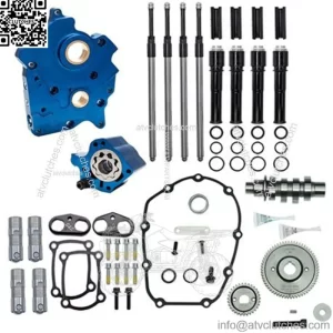 M8 Cam Plate Oil Pump Kit Package Black 465G Gear Harley Touring Softail W (For: Harley-Davidson)