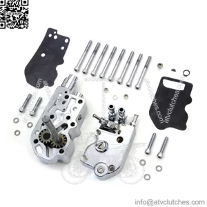 Chrome Sifton Oil Pump 1973-1991 Harley Big Twin Shovelhead Evolution Motor FXST (For: Harley-Davidson)