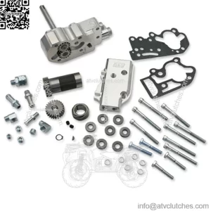 Billet Oil Pump Kit Package Breather Gears Harley Shovelhead 70-77 Big Twin (For: Harley-Davidson)