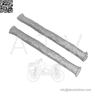 EBU6701A Set of (2) Rear Rope Half Seals Fits Ford NAA Jubilee Tractors