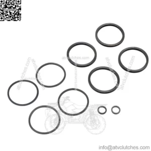 Drag Specialties Front Rear Caliper Seal Kit Harley Big Twin XL 00-07 (For: Harley-Davidson)