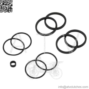 Drag Specialties Front Rear Brake Caliper Seal Kit Harley Softail Dyna 08-17 (For: Harley-Davidson)