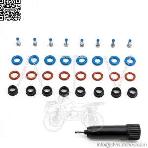 V8 Fuel Injector Repair Seal Kit For Chevy Silverado GMC Sierra 1500 2500 3500 (For: More than one vehicle)