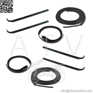 Door Window Sweep Weatherstrip Seal Kit for 87-97 Bronco F-Series Pickup Truck (For: Ford F-150)