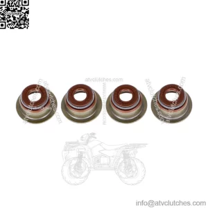 Set Of 4 Seals Valve Stem Seal For Ezgo 295cc / 350cc 4 Stroke Gas Golf Carts