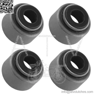 4x Valve Stem Seal For Yamaha Grizzly 700 2007-2012 2019-2021 (For: Yamaha Raptor 700)