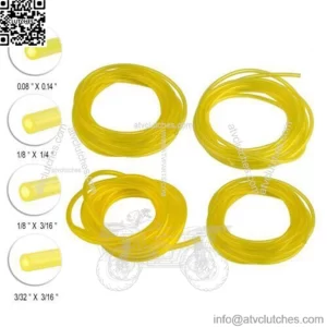 Fuel Line Hose Tygon Tube w/ 4 Sizes Tubing for Common 2 Cycle Small Engine