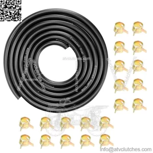 9.85 Feet 1/4 Inch ID Fuel Line Hose for Kawasaki Kohler Briggs & Stratton