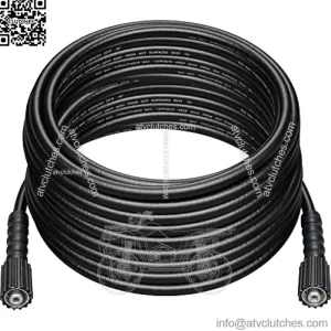 50 ft PVC Pressure Washer Hose - 3200 Max PSI - For Gas and Electric Pressure Washers