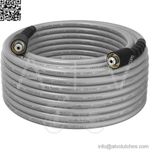 Pressure Washer Hose 1/4" 50FT, Kink Ressistant Flexible 3200 PSI Power Washing Replacement Hose with M22-14 Fittings for Generac, Greenworks, Ryobi, Simpson and More Washers