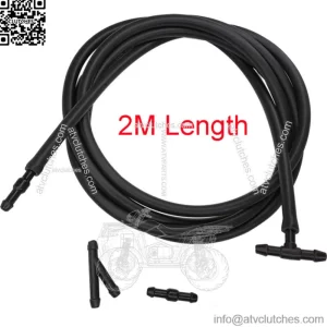 2M Universal Car Windshield Washer Fluid Tube Hose Pipe Nozzle Parts W/Connector (For: Chevrolet Silverado 1500)