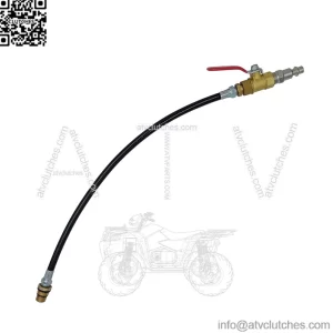 Engine cylinder leak test tube