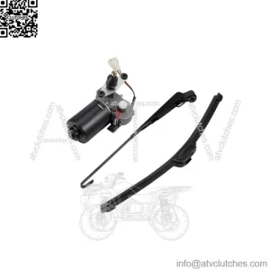 UTV 12V Electric Windshield Wiper Motor Kit for Polaris RZR Ranger Kawasaki MULE