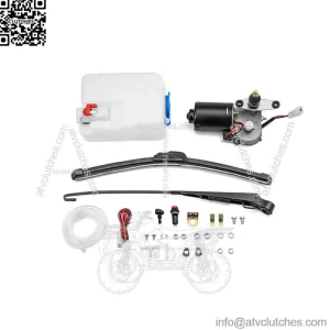 For Kawasaki Mule Teryx KRX 1000 UTV Electric Windshield Wiper Motor Washer Pump (For: More than one vehicle)