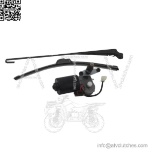 12V Electric UTV Windshield Wiper Motor Kit For Polaris Kawasaki Honda Pioneer (For: More than one vehicle)