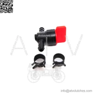 OEMLawn Mower Fuel Shut Off Valve with Clamps 698183 READ FIT